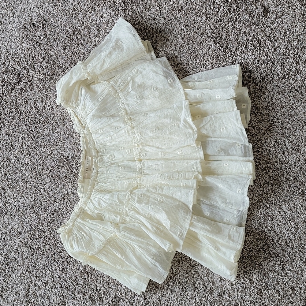 Lovestitch off the shoulder top